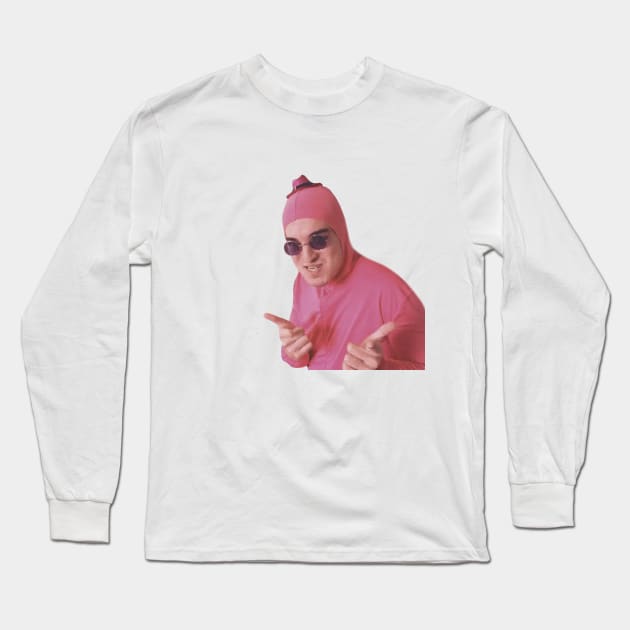 Pink Guy Long Sleeve T-Shirt by CatGirl101